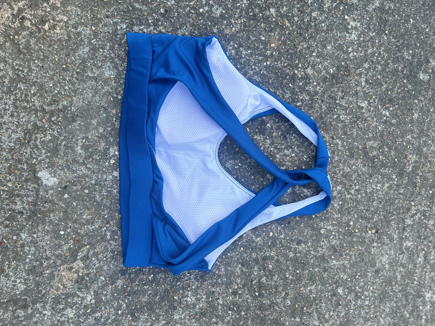 Women’s Electric Blue Halter Sports Bra