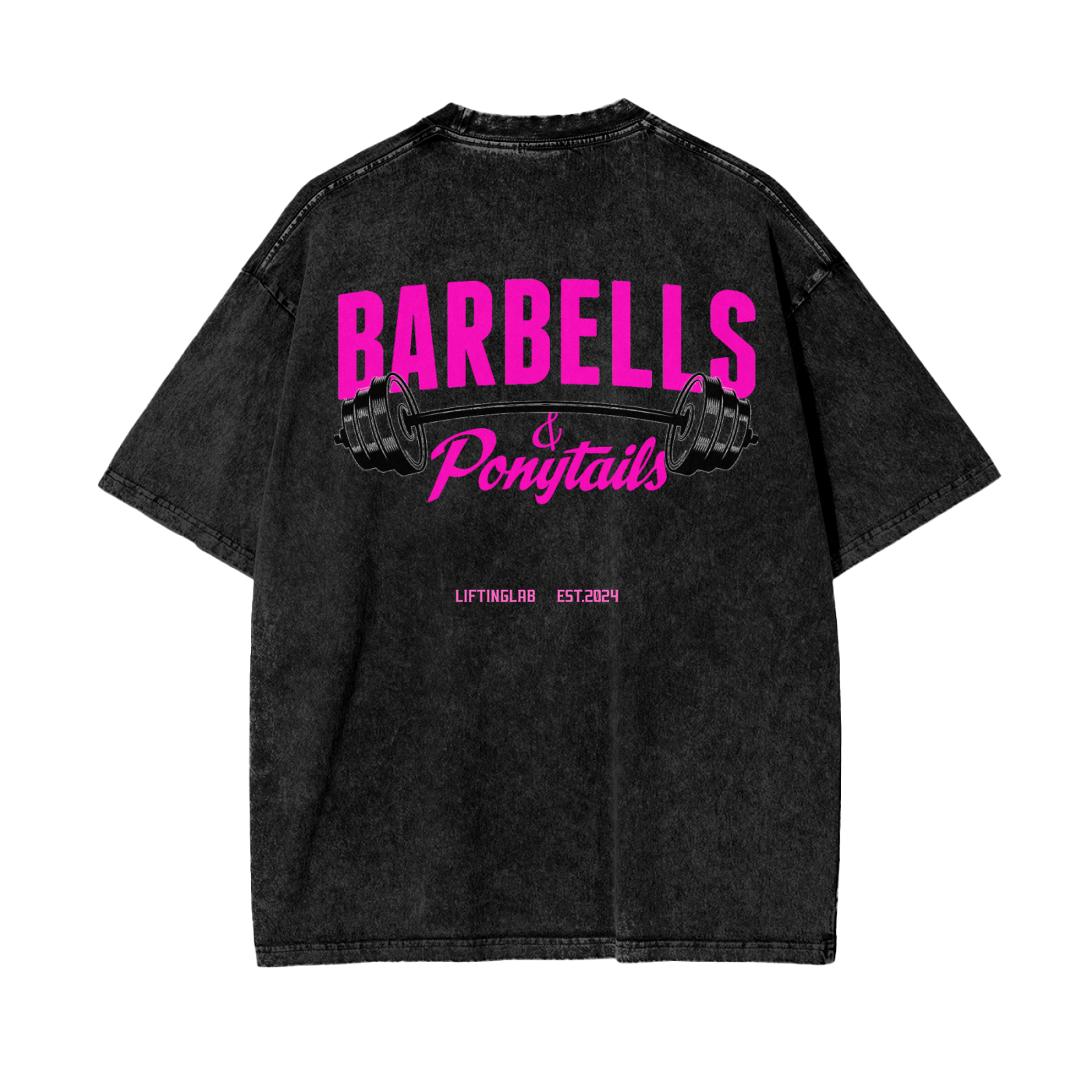 Barbells & Ponytails Pump Cover