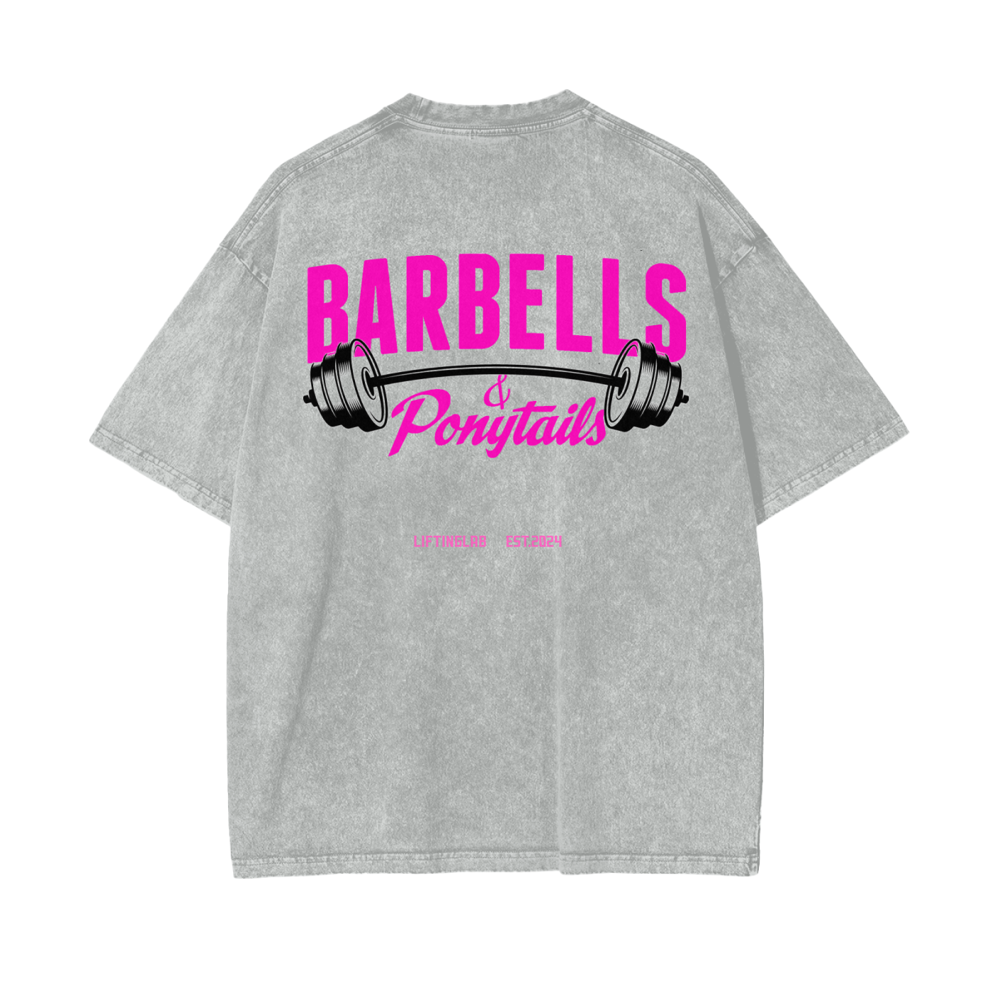 Barbells & Ponytails Pump Cover