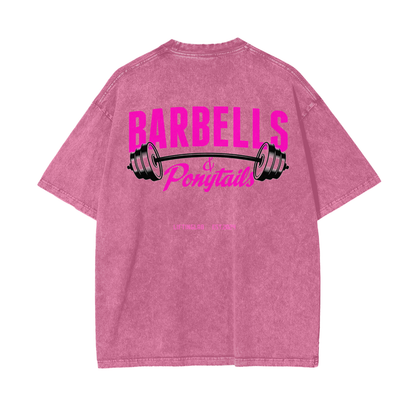 Barbells & Ponytails Pump Cover