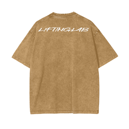 LiftingLab Oversize Snow Washed T-Shirt (Unisex)