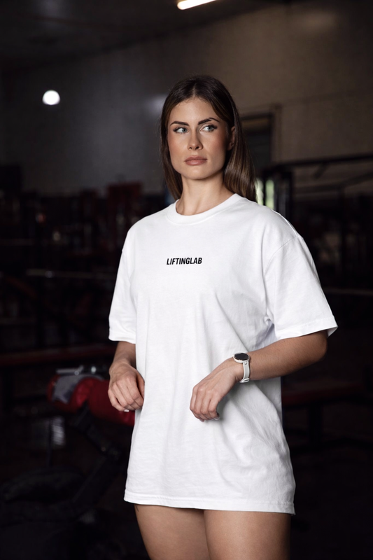 LiftingLab Uniform Tee — White