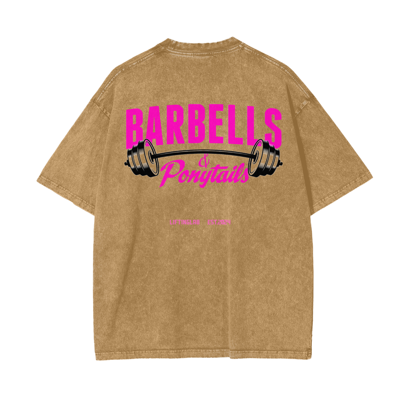 Barbells & Ponytails Pump Cover