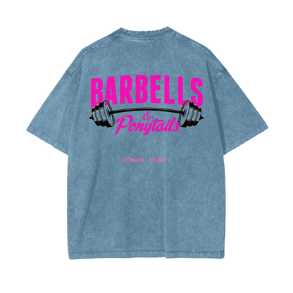 Barbells & Ponytails Pump Cover